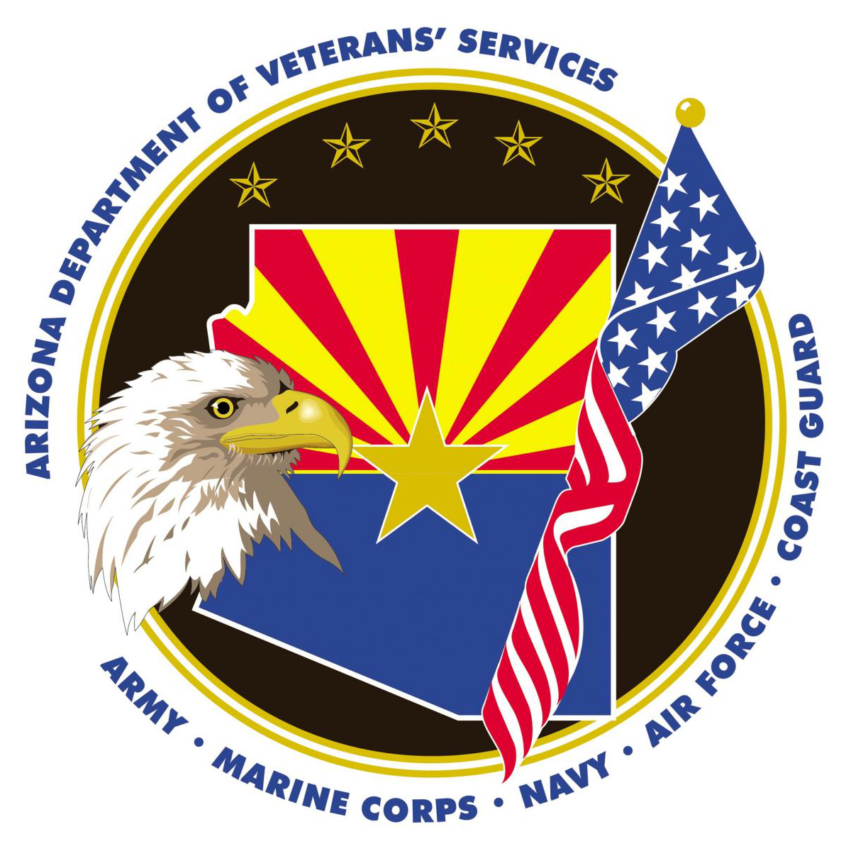 Arizona Department of Veterans' Services Seal