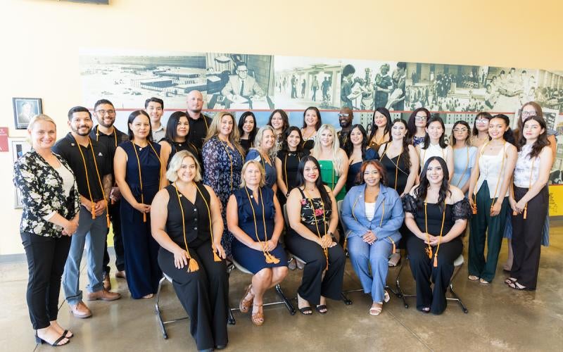 1) Inductees and faculty advisors at the OADN Induction Ceremony on March 7.