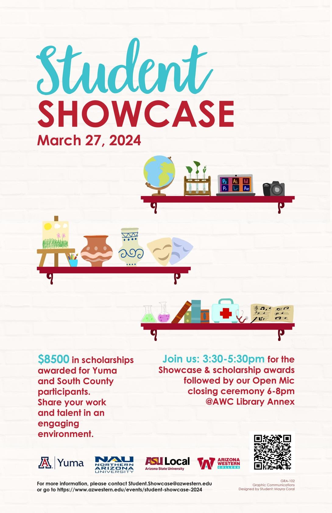 Student Showcase 2024 Arizona Western College   Student Showcase 2024 Poster 